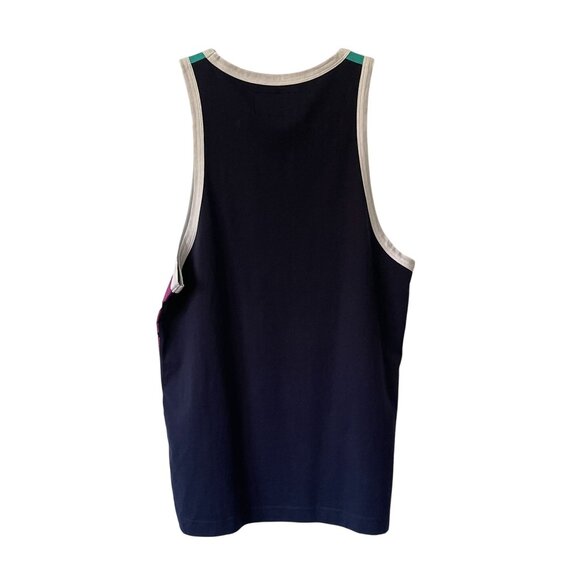 Mishka Brooklyn S Zebra Print Tank Top Cotton Sleeveless Multicolor Design Y2K - Picture 3 of 7